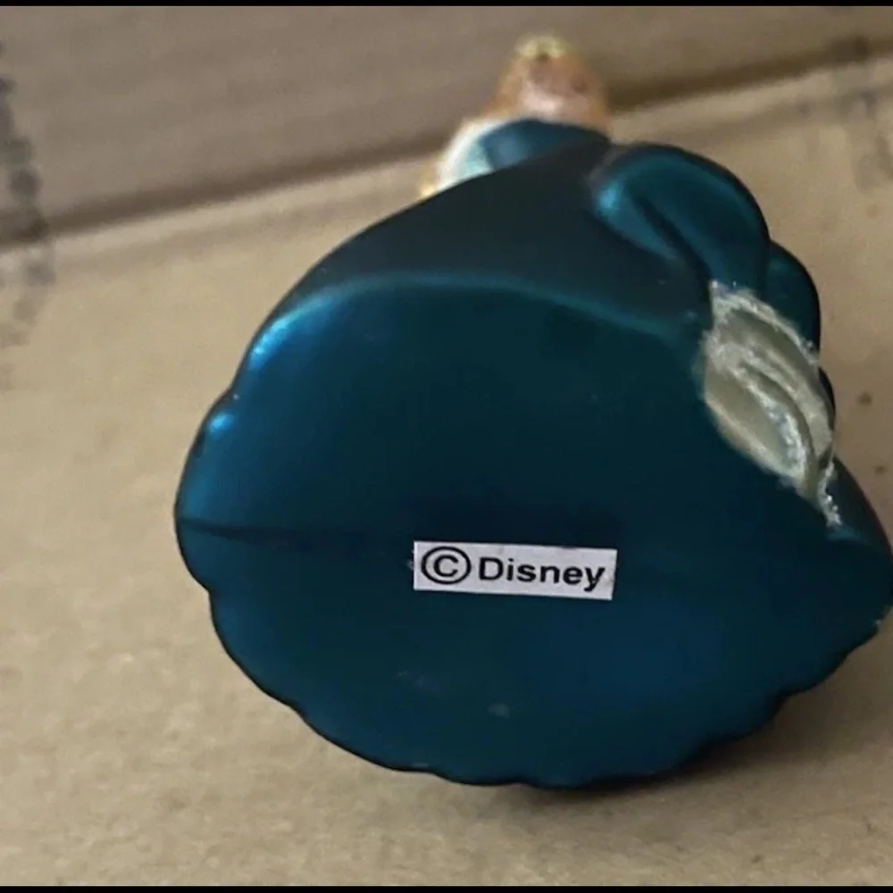 Disney Sleeping Beauty Aurora European Style Glass Ornament Santas Best 2001